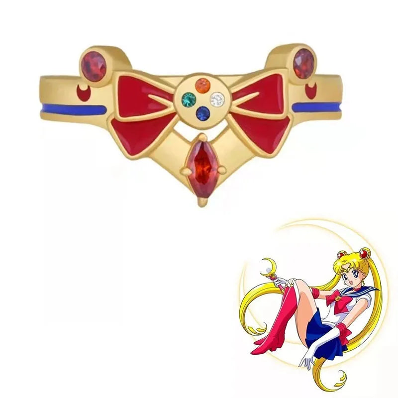 Sailor Moon Transformation Bow Ring