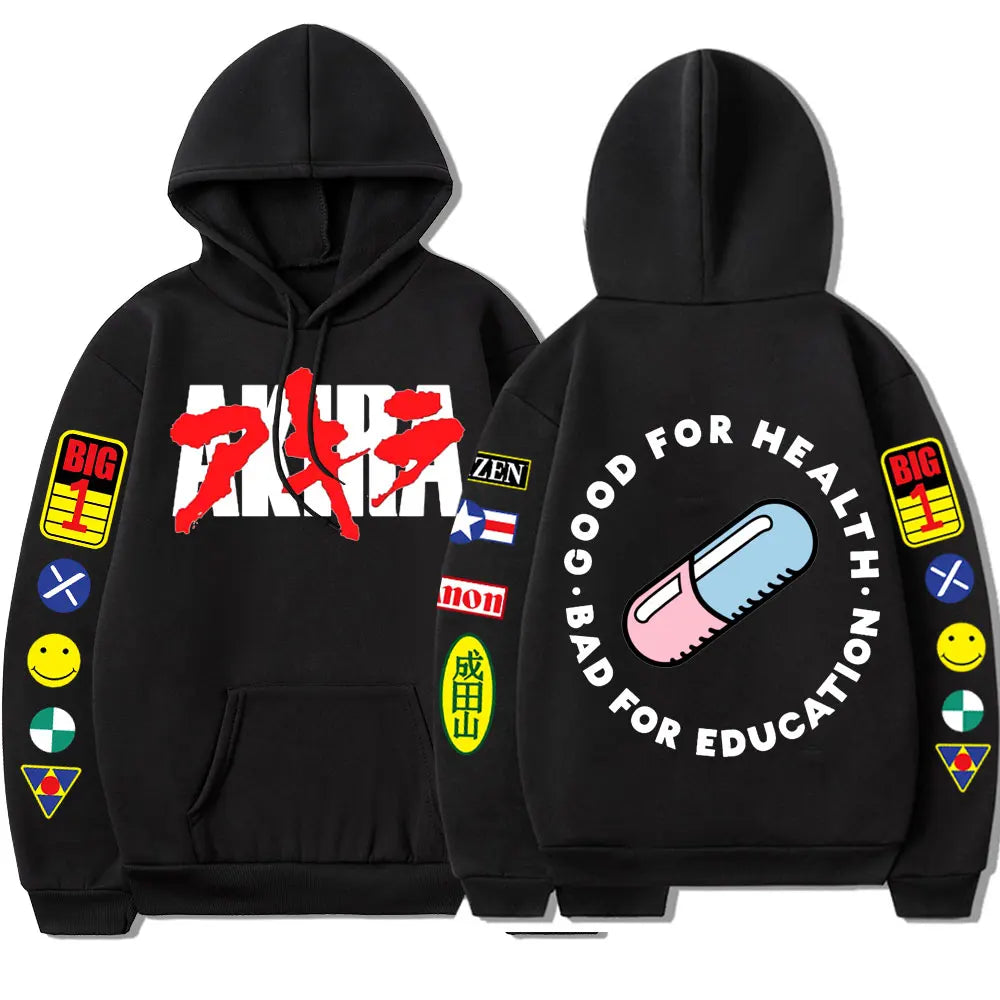 Good for Your Health, Bad for Education Akira Hoodie